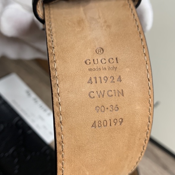 Gucci signature leather belt comes with box - Picture 4 of 6